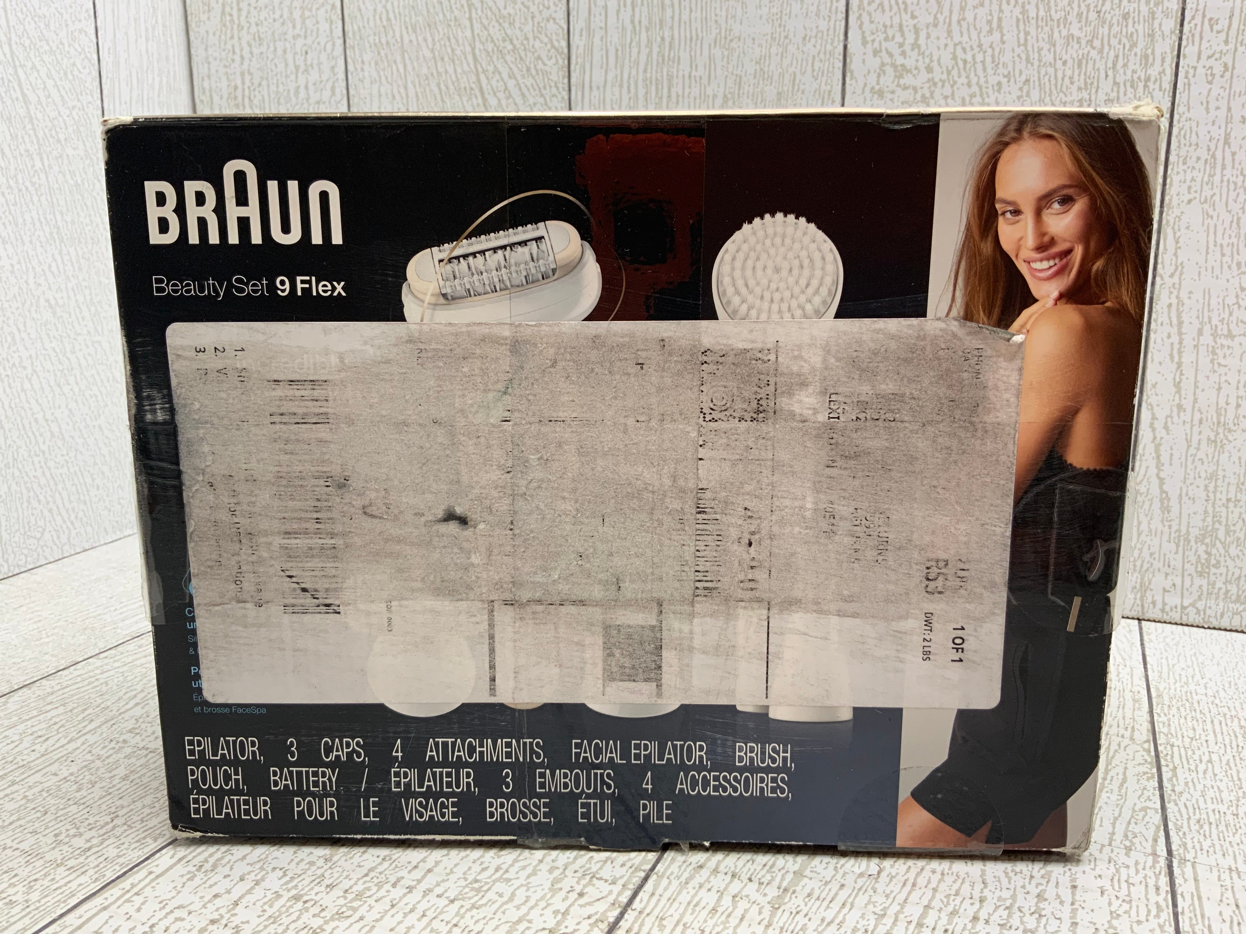 Braun Epilator Silk-épil 9 Flex 9-300 Beauty Set, Facial Hair Removal for Women (8039878361326)